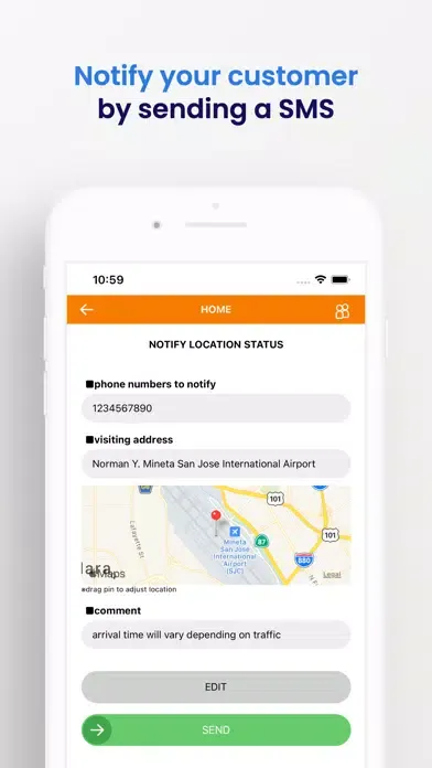 Capturas de pantalla de WHERERMEE -location sharing-