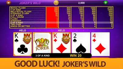World of Video Poker سکرین شاٹس