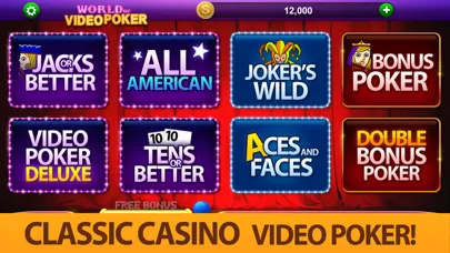 World of Video Poker سکرین شاٹس