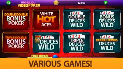World of Video Poker سکرین شاٹس