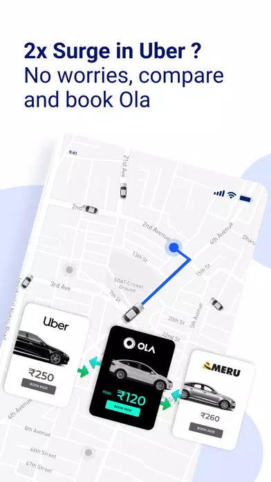 Cab Compare - Uber Ola & more应用截图