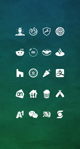 ภาพหน้าจอของ Whicons - White Icon Pack