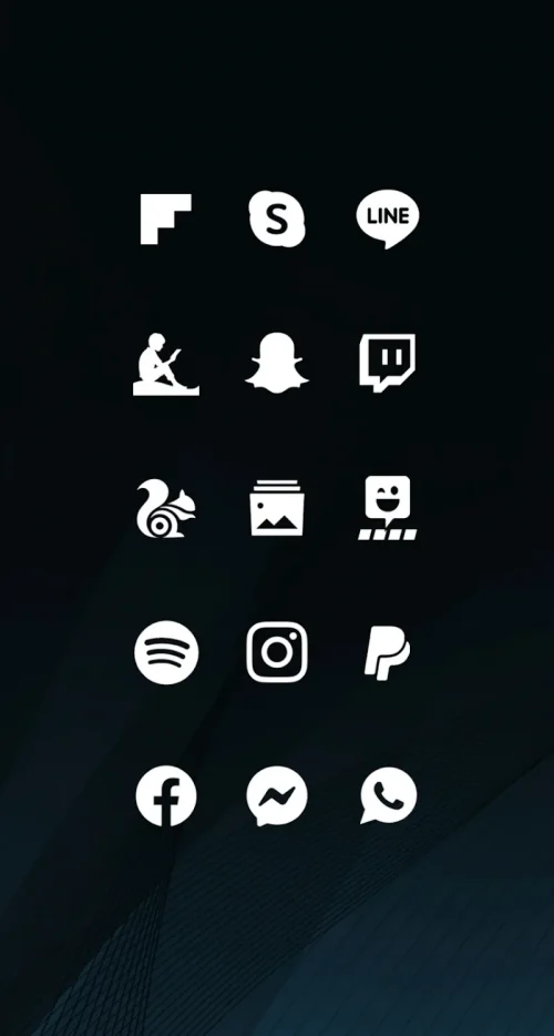 Whicons - White Icon Pack-screenshot-1