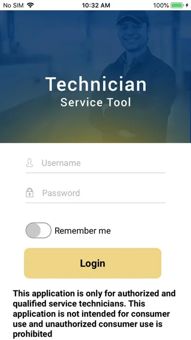 Zrzuty ekranu Technician Service Tool