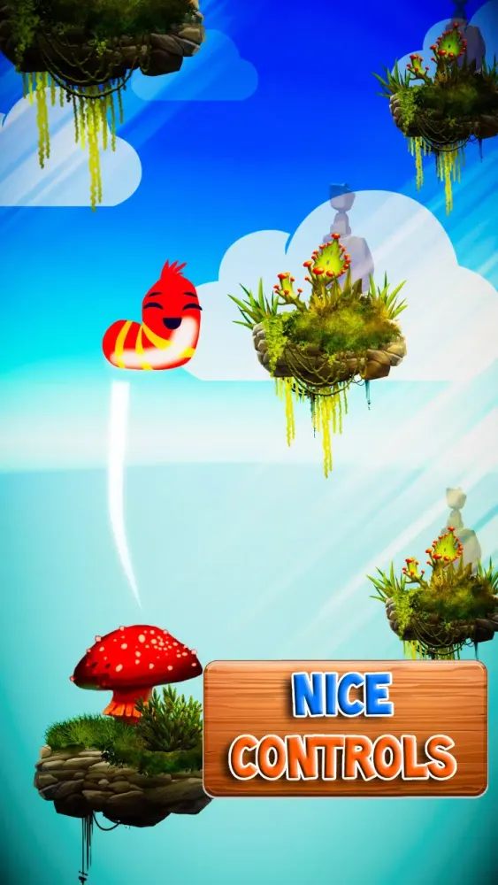 Whirlybird larva: doodle jump應用截圖