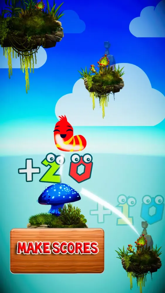 Whirlybird larva: doodle jump應用截圖