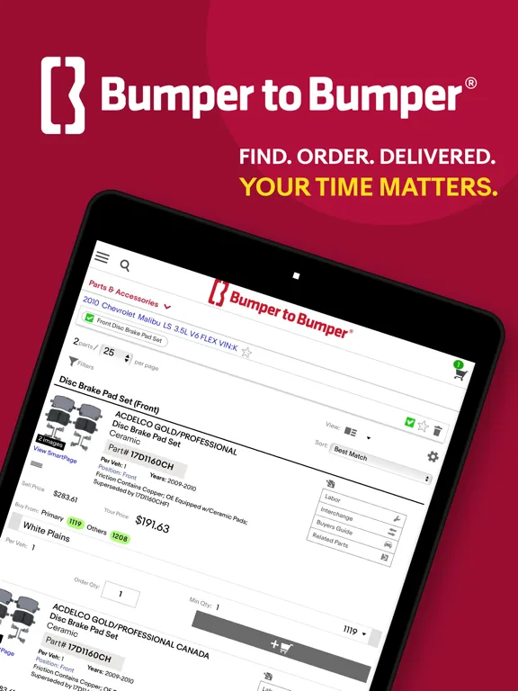 Bumper to Bumper mobile iPad  スクリーンショット