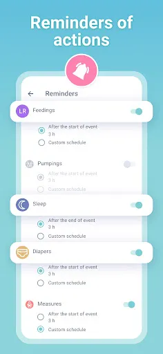 Breastfeeding Newborn tracker Screenshots