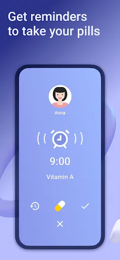 Tangkapan skrin Pill & medication reminder