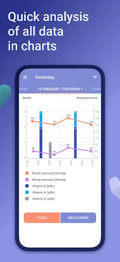 Tangkapan skrin Pill & medication reminder