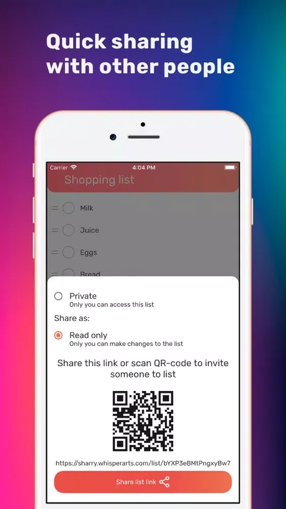 Sharry quick & easy todo list Screenshots