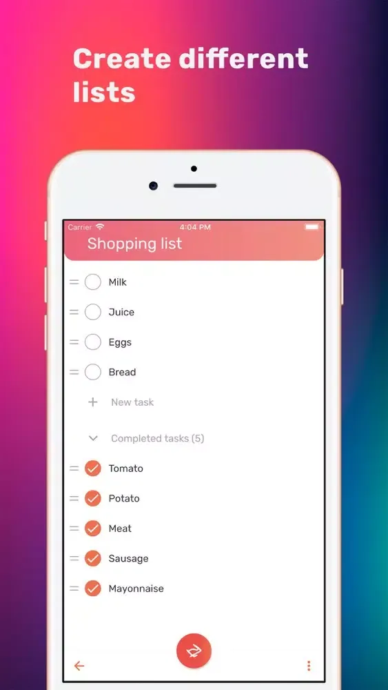 Sharry quick & easy todo list Screenshots