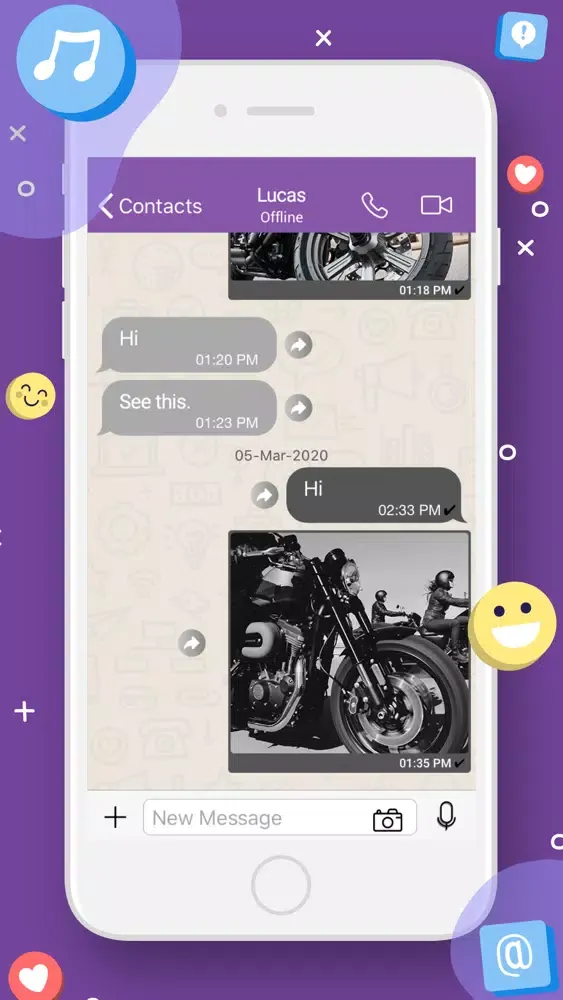 Tangkapan skrin Whispr