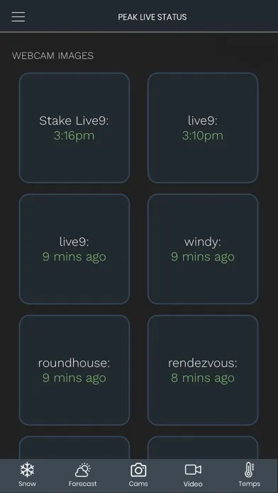 Peak Live Status 스크린샷