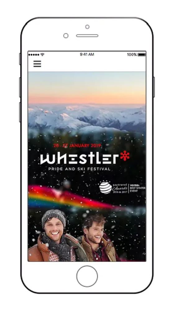 ภาพหน้าจอของ Whistler Pride & Ski Festival