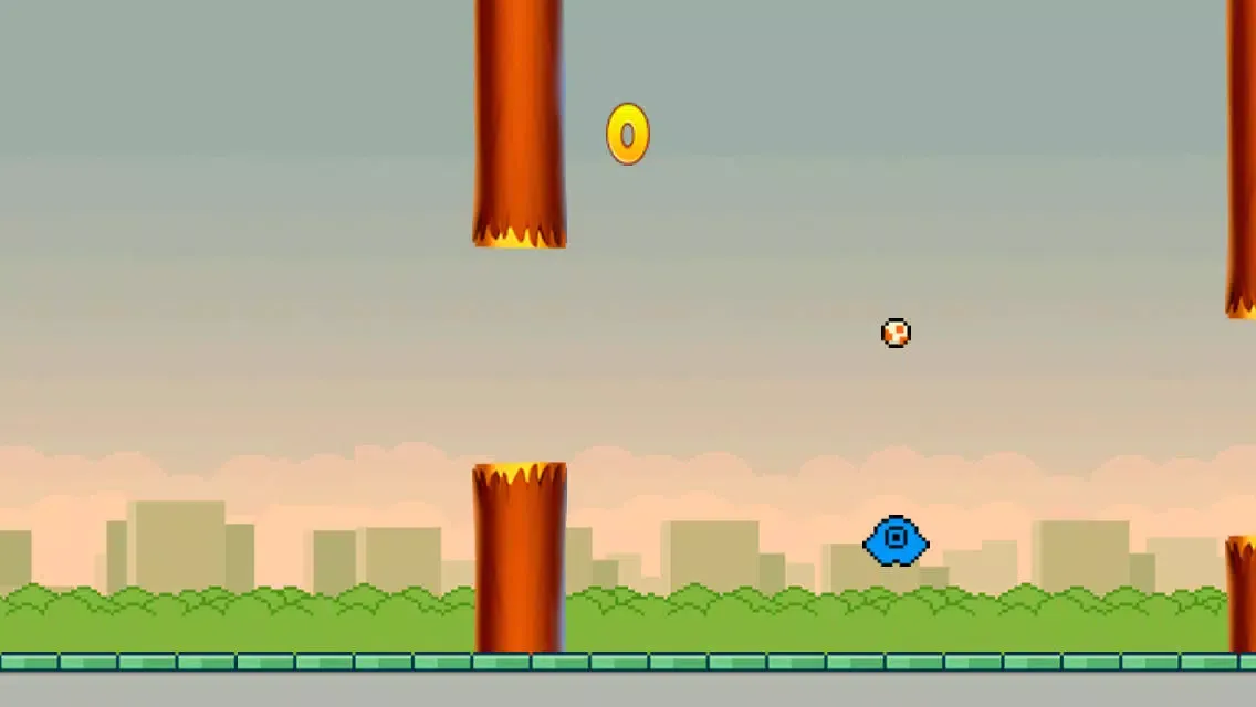 Captures d'écran de Flappy vs Ghost - Tap Bird 2 Fly