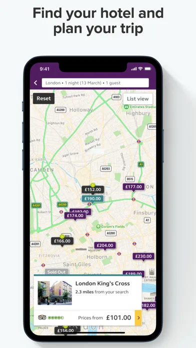 Capturas de pantalla de Premier Inn Hotels