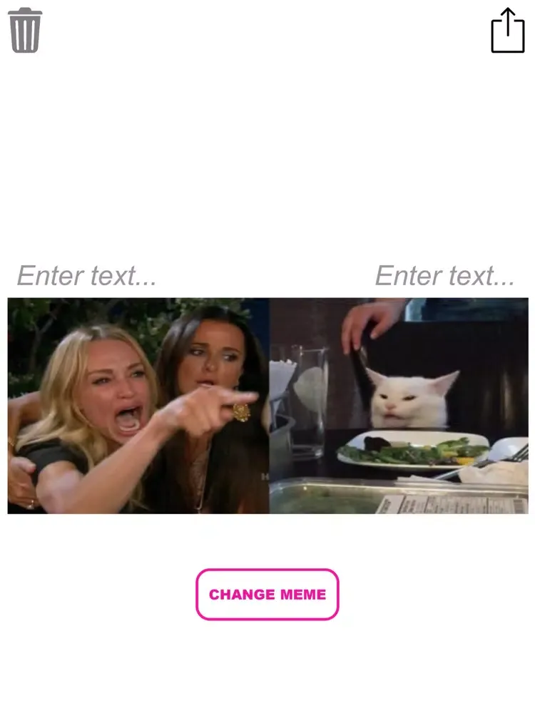 White Cat Meme iPad  Ekran Görüntüleri