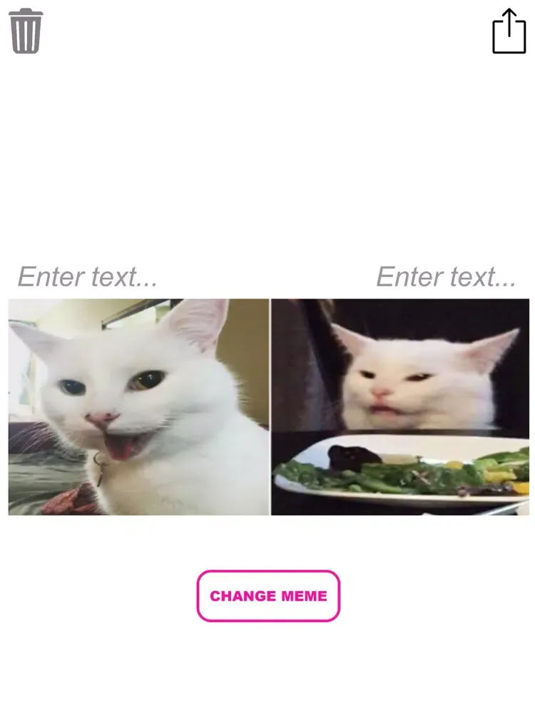 White Cat Meme iPad  Ekran Görüntüleri