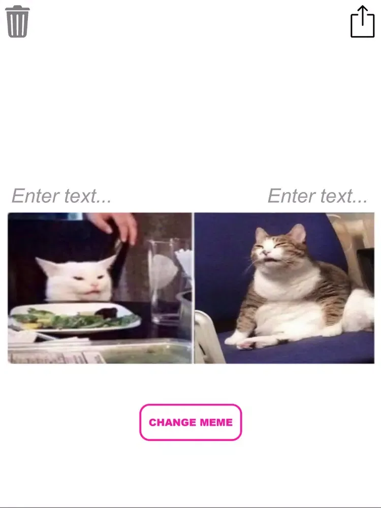 White Cat Meme iPad  Ekran Görüntüleri