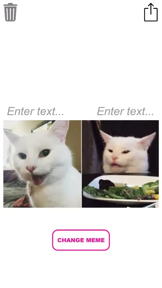 White Cat Meme Ekran Görüntüleri