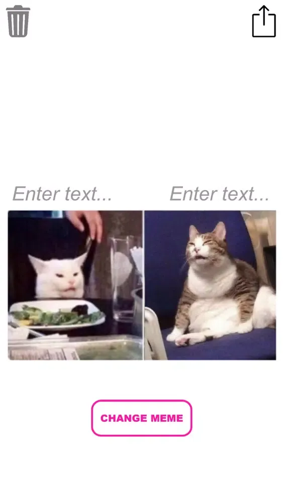 White Cat Meme Ekran Görüntüleri