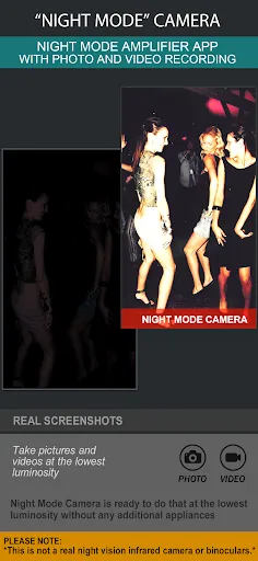 Ảnh chụp màn hình của Night Mode Camera Photo Video