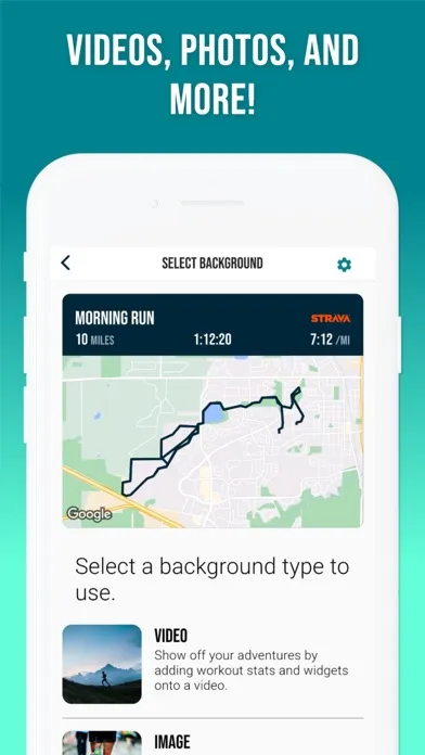 ภาพหน้าจอของ Run Photo - for Garmin, Strava