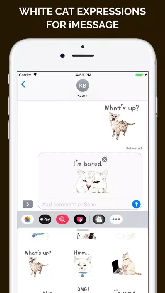White Cat Expressions سکرین شاٹس