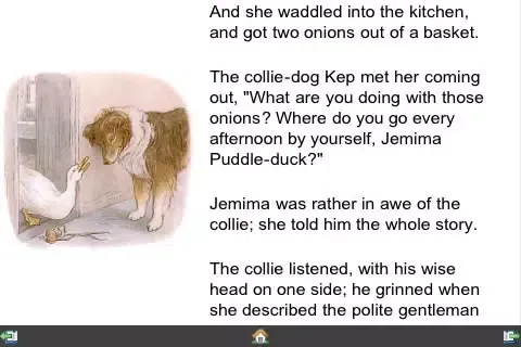 The Tale of Jemima Puddle-Duck - Childrens Book - by Beatrix Potter سکرین شاٹس