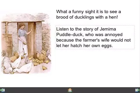The Tale of Jemima Puddle-Duck - Childrens Book - by Beatrix Potter سکرین شاٹس
