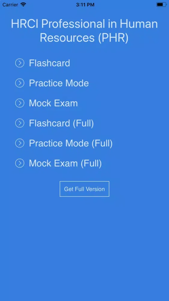 HRCI PHR Exam Prep স্ক্রিনশট