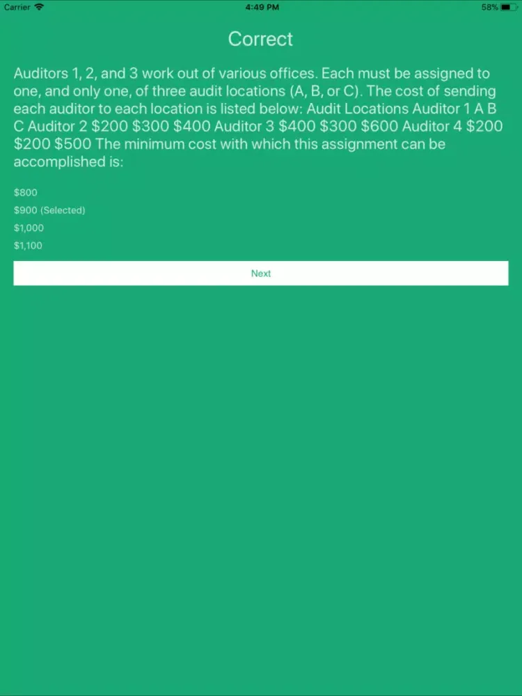 IIA CIA Exam Prep iPad 应用截图