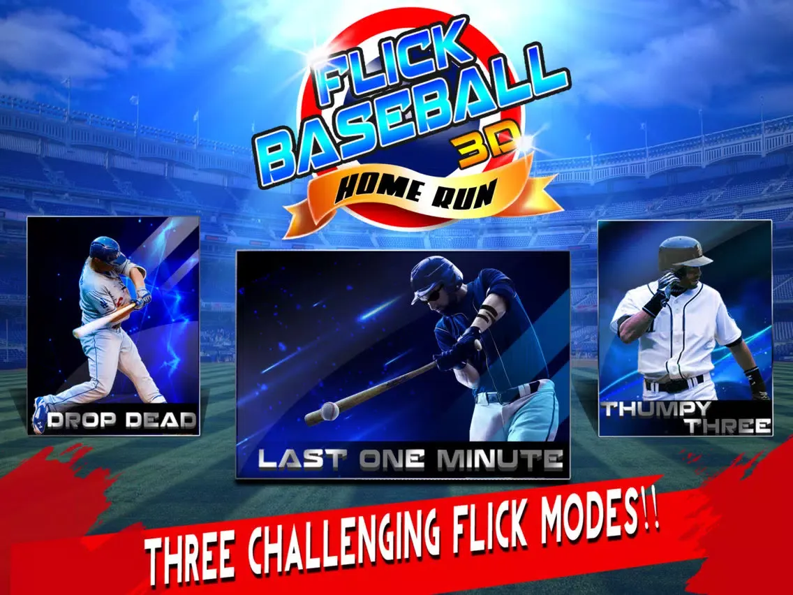 Flick Baseball 3D - Home Run iPad  স্ক্রিনশট