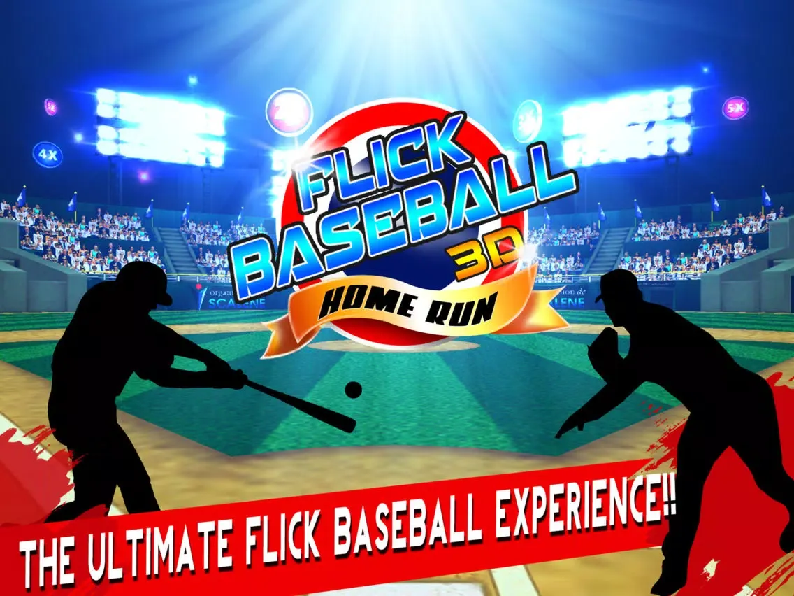 Flick Baseball 3D - Home Run iPad  স্ক্রিনশট