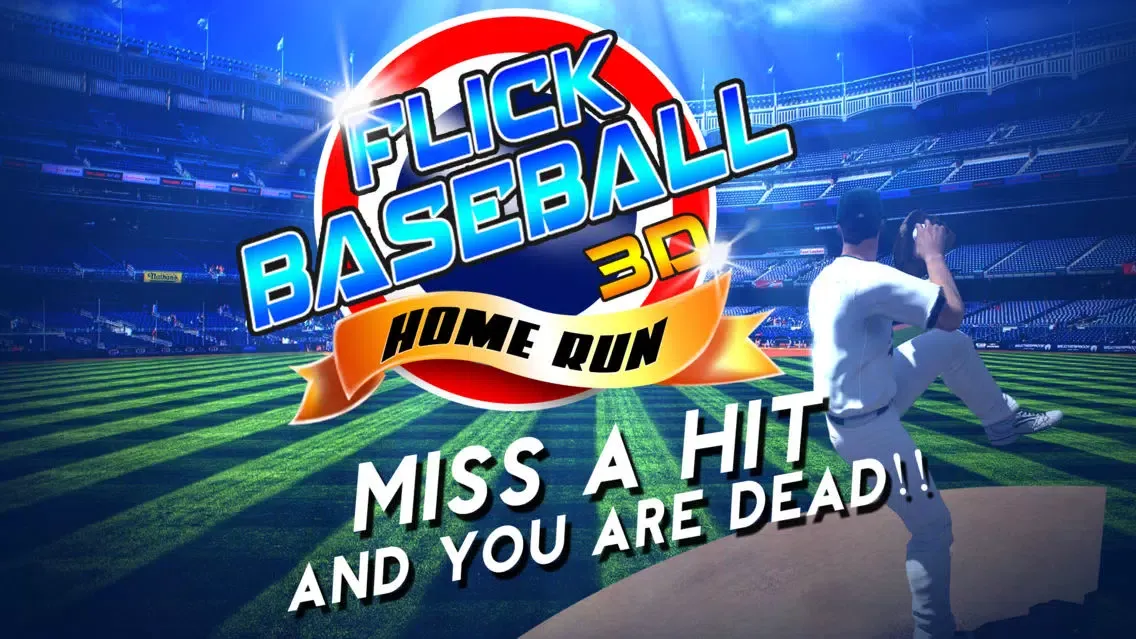 Flick Baseball 3D - Home Run স্ক্রিনশট