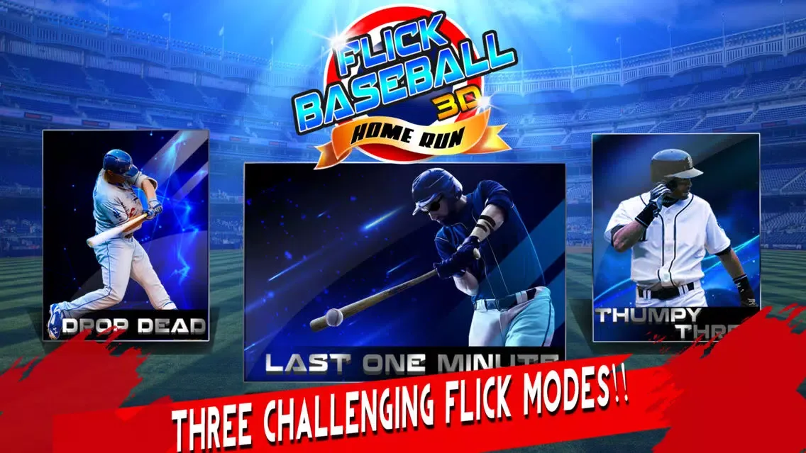 Flick Baseball 3D - Home Run স্ক্রিনশট