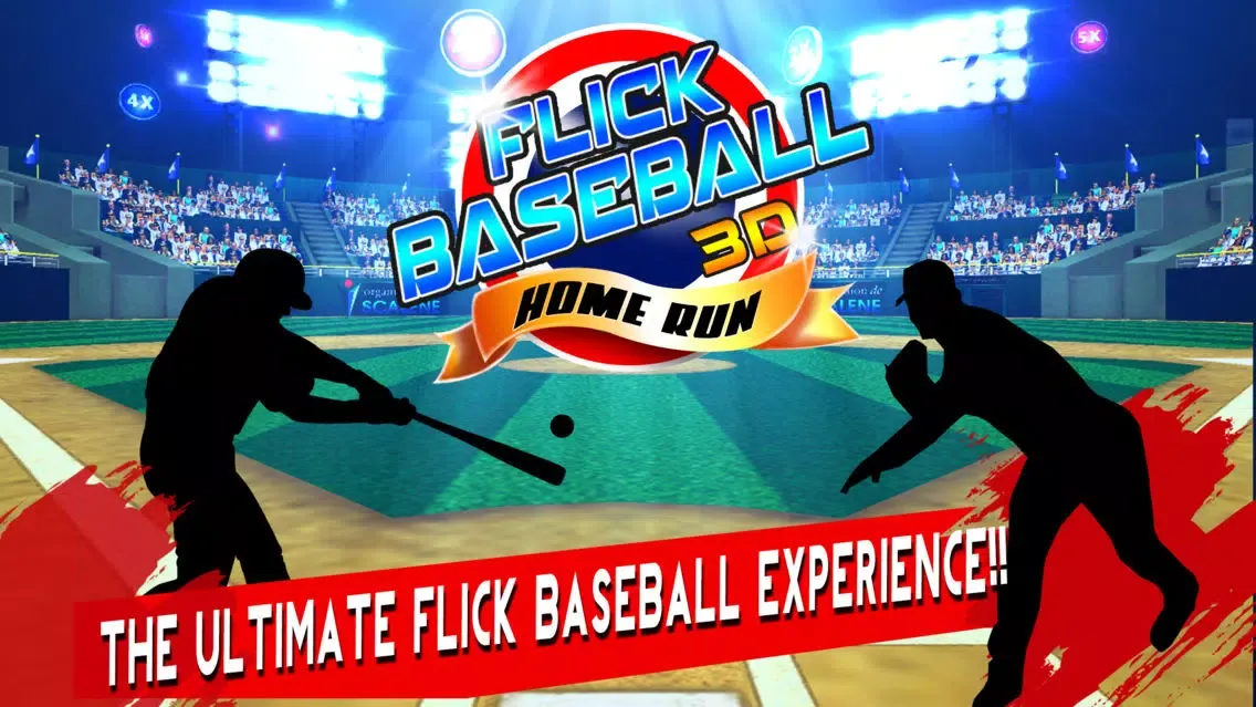 Flick Baseball 3D - Home Run স্ক্রিনশট