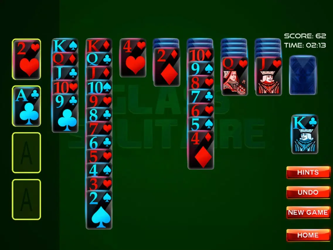 Glass Solitaire 3D iPad  스크린샷