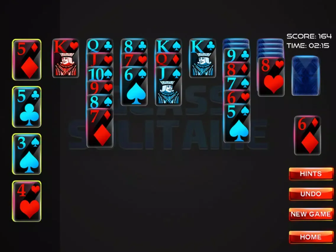 Glass Solitaire 3D iPad  스크린샷