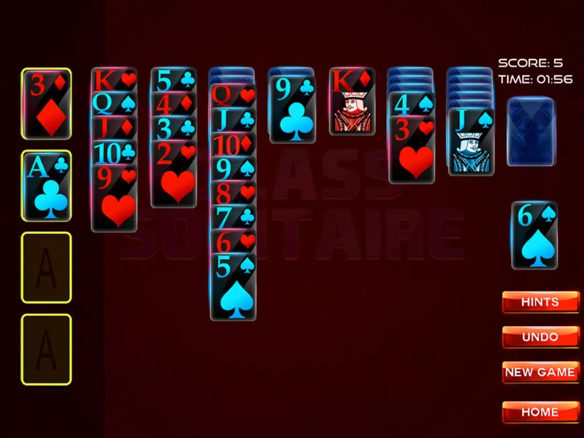 Glass Solitaire 3D iPad  스크린샷