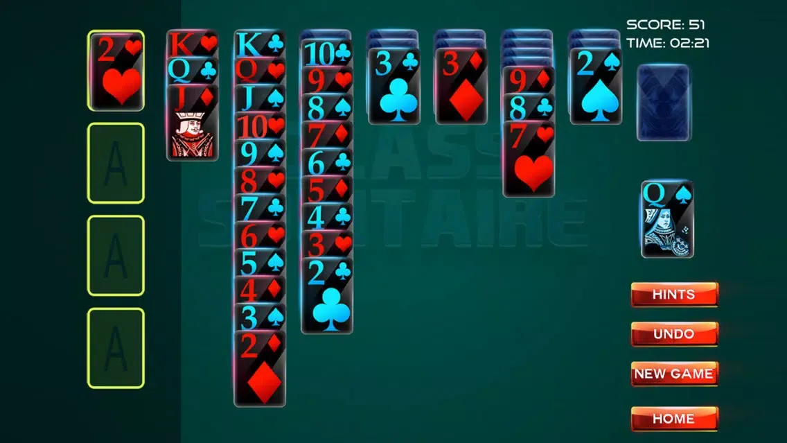 Glass Solitaire 3D 스크린샷