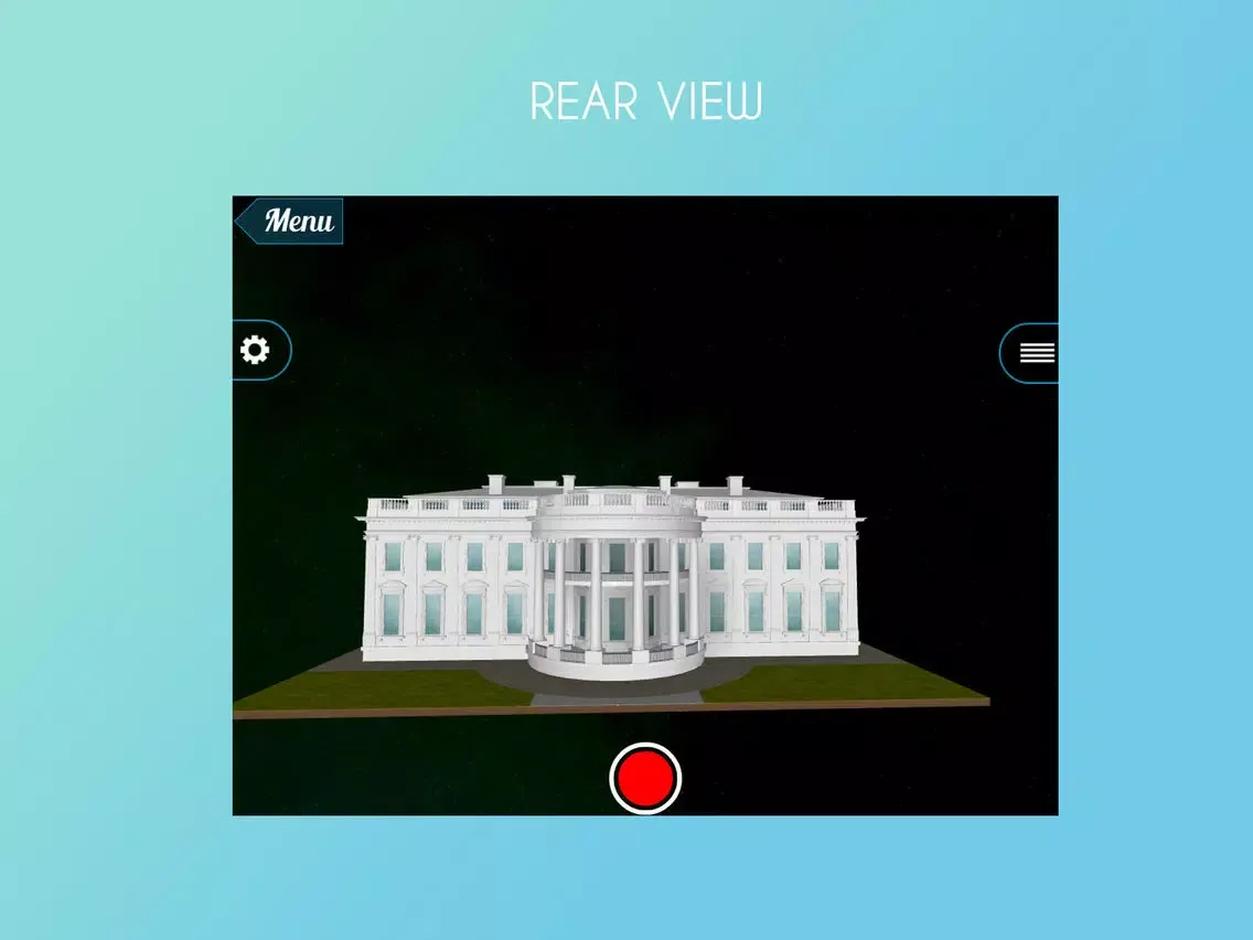 Ảnh chụp màn hình của White House 3D iPad 