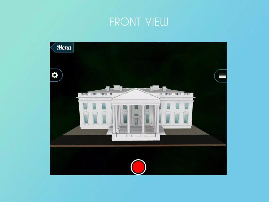 Ảnh chụp màn hình của White House 3D iPad 