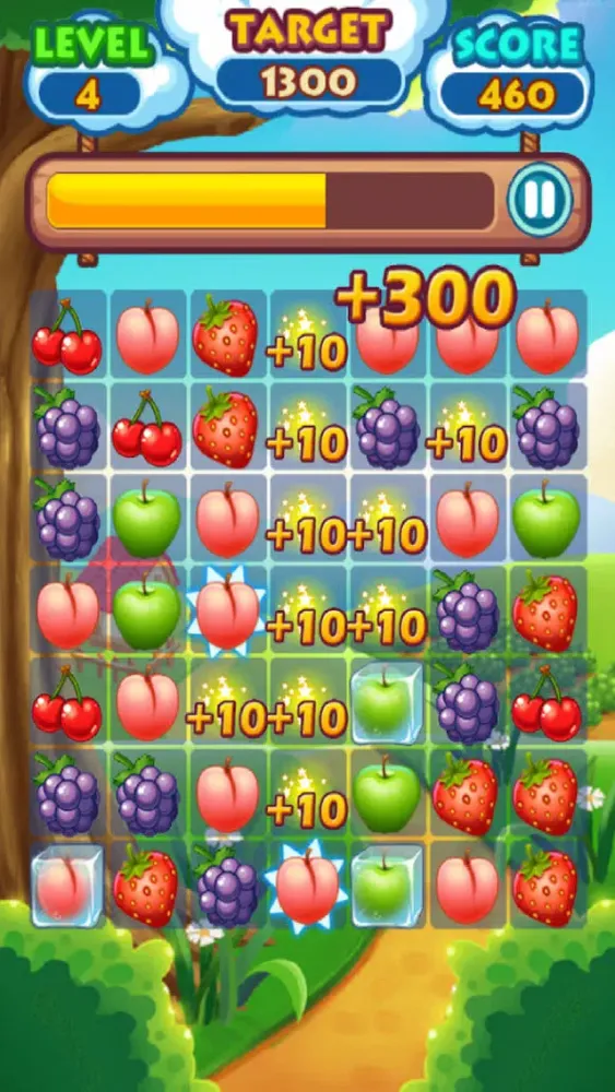Zrzuty ekranu Fruit Link Chuzzle Deluxe Match Line