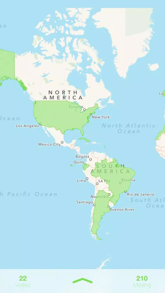 Screenshot di Countries Visited - Map