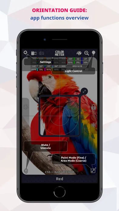 ภาพหน้าจอของ ColorMeter RGB Colorimeter