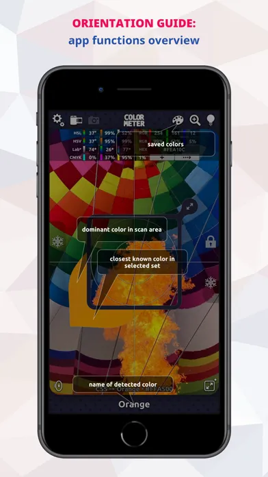ภาพหน้าจอของ ColorMeter RGB Colorimeter