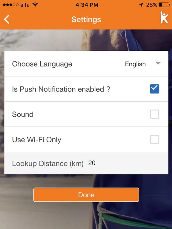 Tangkapan layar Skoolee iPad 
