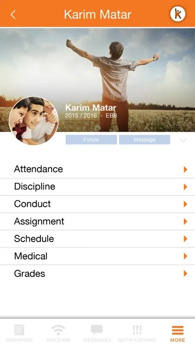 Tangkapan layar Skoolee